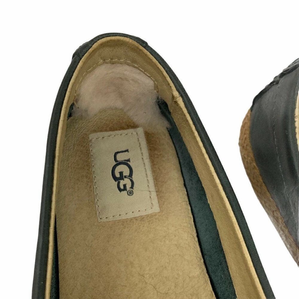 UGG Australia Women's Size 6.5 Kaelee Blue Leather Moccasins Flats 1012505 - Picture 3 of 8